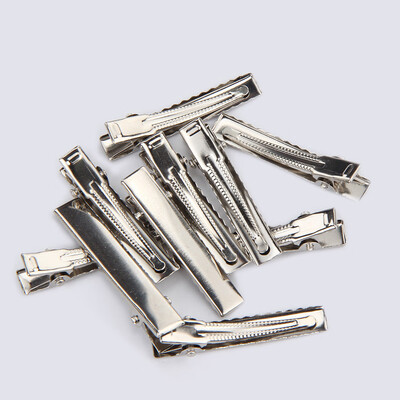 

〖Follure〗50pcs Metal Double Prong Alligator Clips wTeeth for DIY Hair Bows Craft