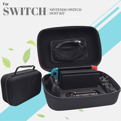 

〖Follure〗Plain Black EVA Tough Case Pouch Travel Carry Bag for Nintendo Switch Console