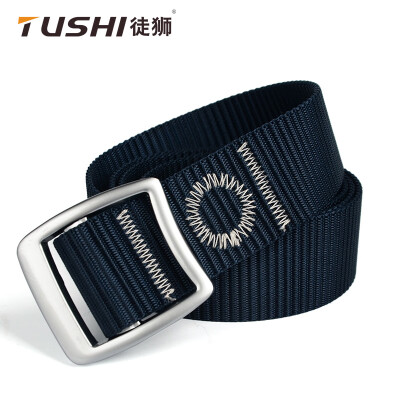 

Mens high-strength tank pattern nylon belt wild belt tide breathable quick-drying sports alloy head Japanese word buckl