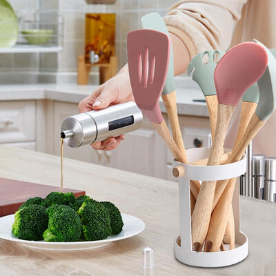 

Greensen Toothbrush HolderIron Wire Chopsticks Holder Punch-Free Pen Holder Fork Toothbrush Storage Desktop Rack
