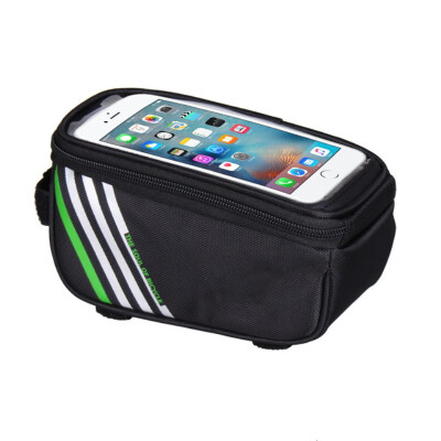 

15L 55 Inch Waterproof Touch Screen Bicycle Bags Cycling Bike Front Frame Bag Tube Pouch Mobile Phone Storage Bag