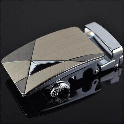 

Fashion Mens Business Alloy Automatic Buckle Unique Men Plaque Belt Buckles for 35cm Ratchet Men Apparel Accessories g1