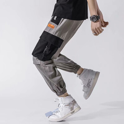 

Gobestart Mens Summer New Style Fashion Overalls Casual Pure Colour Comfortable Trousers