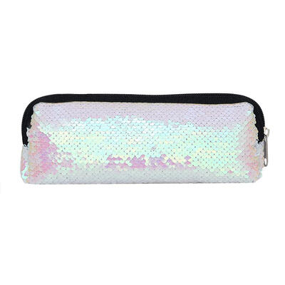 

Fish Scale Sequins Cosmetic Bags Women Makeup Pouch Students Pencil Case
