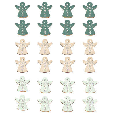 

Siaonvr Christmas Ornaments Wooden Xmas Tree Hanging Crafts Decor for Christmas Tree