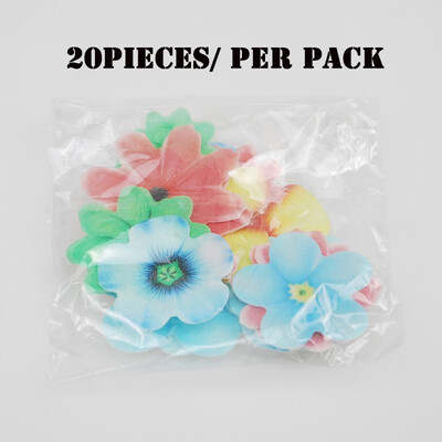 

FUNNYBUNNY Edible Butterflies Large Rainbow Variety Set of 20pcs - Cake Decoration&Cupcake Toppers Decoration