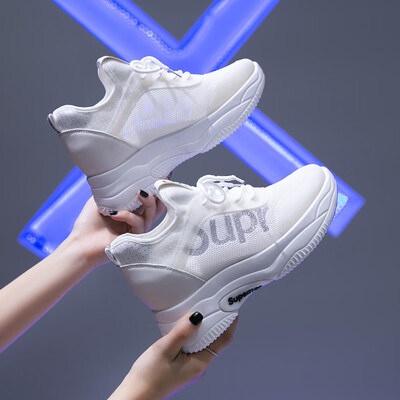 

Net red shoes female 2019 tide shoes autumn summer white shoes wild summer summer flat mesh breathable mesh shoes