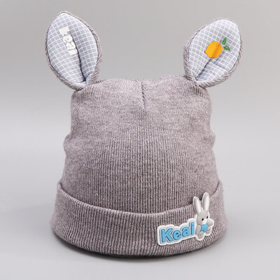 

East rhyme autumn&winter new tide baby boys&girls cotton cartoon ear hat warm childrens head cap