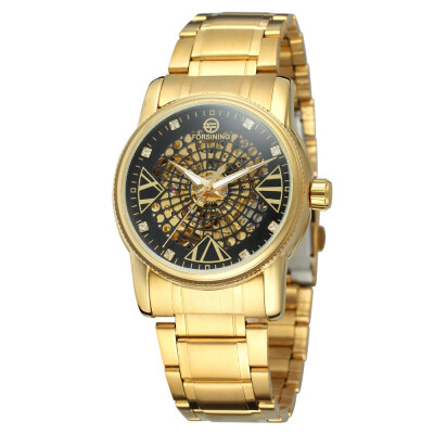 

Forsining genuine steel belt mens automatic mechanical watch mens watch hollow table