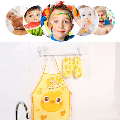 

〖Follure〗Children Waterproof Cartoon Kitchen Cooking Bib Apron Paint Apron Paint Eat Dri