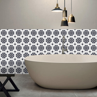 

〖Follure〗Geometric Self Adhesive Tile Stickers Decal Home Decoration Wall Sticker