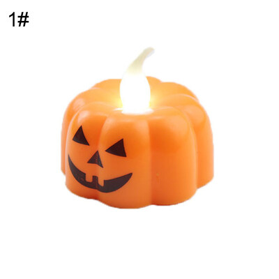 

112Pcs Pumpkin Spider LED Candle Lamp Halloween Party Home Night Light Decor