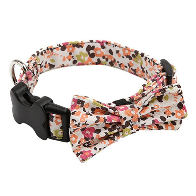 

Puppy Pet Dogs Collars Bow Tie Knot Neck Accessories Cancas Multi Color Small Pet Cat Dogs Basic Collars