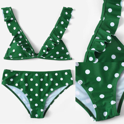

Roseonmyhand Womens Two Piece Print Sexy Split Swimsuit Bikini Swimsuit Beachwear