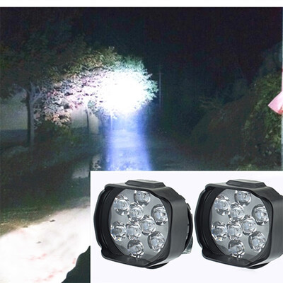 

2pcs Motorcycle Led Headlight 12V 6500K White super brightness Motorbike fog lights Moto Working Spot Light Moto Bike Head lamp