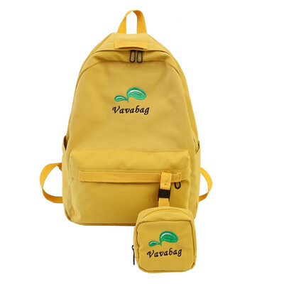 

Korean version of high school students shoulder backpack ins fashion card Baitie Campus Girls University