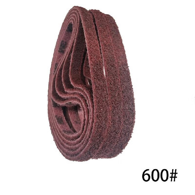 

10 PCS 520 x 15mm 600 Grits Polishing Nylon Belt Sand Belt for Stainless Steel Wood Polishing Deburring