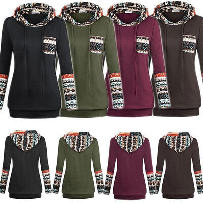 

Women&39s Christmas Winter Hoodie Sweatshirt Jumper Sweater Hooded Pullover Tops