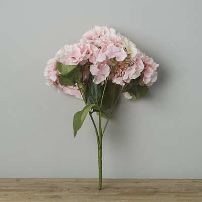 

Simulation five branch hydrangea home decoration fake flower wedding simulation plant Champagne