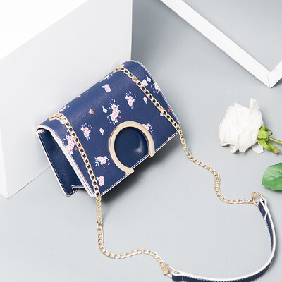 

One-shoulder little lady tide Korean ins Joker chain messenger bag fashion diagonal simplicity
