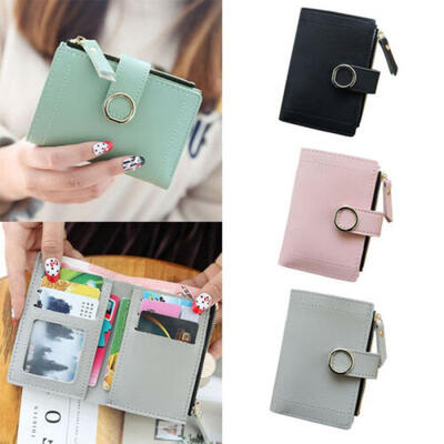 

Women Girls Short Wallet Coin Purse Organizer Pocket Small Credit Card Holder