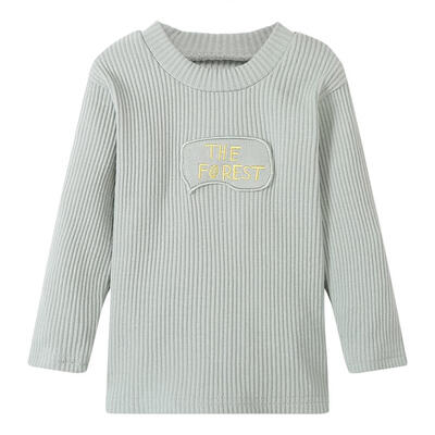 

Winter Long Sleeve Cute Letters Boys Pullover Tops Kids Bottoming Sweater