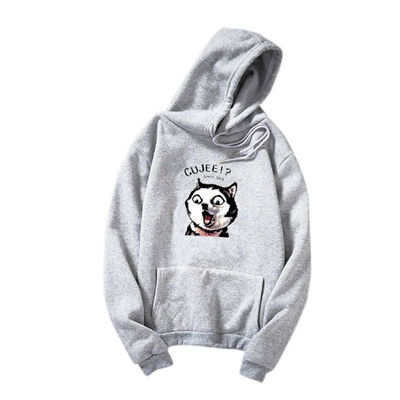

Women Hoodies Cartoon Dog Printed Casual Pullover Cute Jumpers Top Long Sleeve Hooded Sweatshirts Loose Tops Couple -2XL