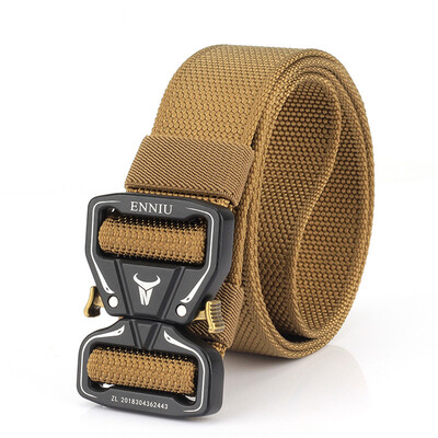 

Fashion Canvas Belt Tactical Designer Men Belts for Jeans Casual Thick Nylon Army Belt Metal Buckle Waist Belt Accessories Gift