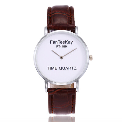 

Simple fashion ladies belt watch three-color two-needle stone