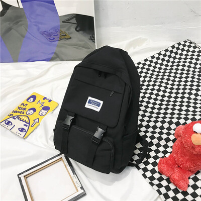 

Bf wind-old-style schoolbag womens Korean-style high-middle-central-origin ulzzang Skinss double-shoulder bag for all-in-one