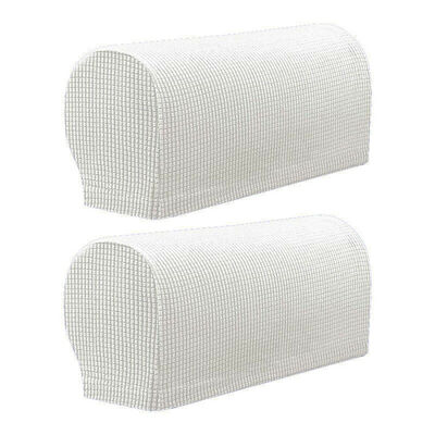 

2Pcs UK Sofa Arm Protectors Armrest Covers Stretchy Set Stretch For Chair Set