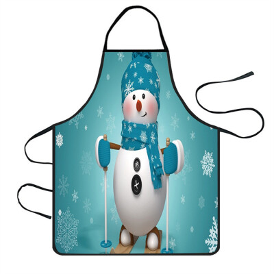 

Toponeto Christmas Decoration Waterproof Apron Kitchen Aprons Dinner Party Apron