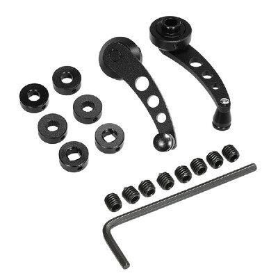 

Universal Black Bullet Aluminum Window Crank Handle For Car