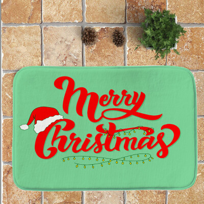 

Tailored Christmas Festival Entrance Door Bathroom Mat Indoor Bath Decor