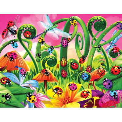 

5D DIY Full Drill Diamond Painting Ladybug Insects Cross Stitch Embroidery