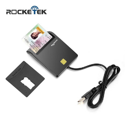 

Rocketek DOD Military CAC USB Smart Card Reader with SIM Card Adapter Compatible with Windows 1087XPVista Server 20032008