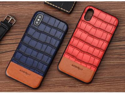 

Leather phone case iPhone5 6 7 8s plus protective shell bamboo pattern leather all-inclusive for x xs max xr phone case