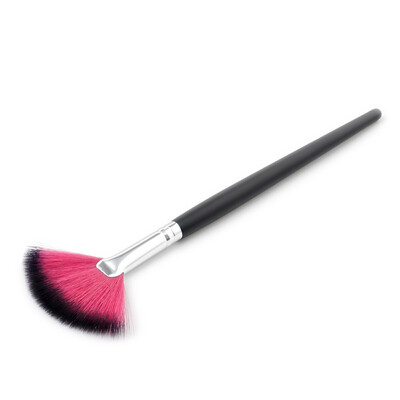

〖Follure〗Makeup Small Fan Goat Hair Blush Face Powder Foundation Cosmetic Brush