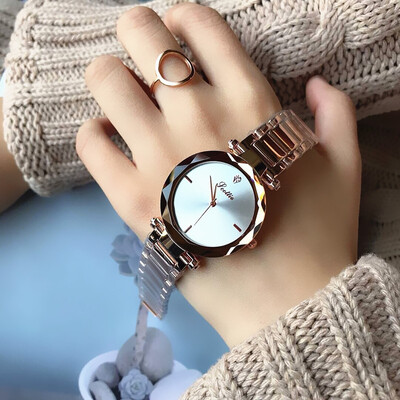 

Luxury ladies steel band watches fashion atmosphere simple temperament student quartz watches women 2017