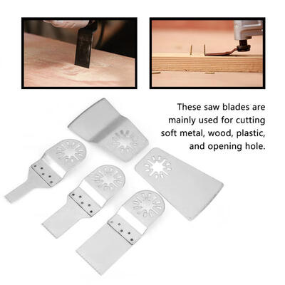 

Greensen 5pcsset 1020315151mm Stainless Steel Saw Blade Scraper Oscillating Multi Tool