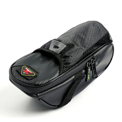 

Cycling Bicycle Saddle Bag Waterproofs Bike Seat Post Water Bottle Bag PU Black