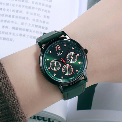 

Korean middle school students wind couple watch Korean version of the trend of leisure belt simple mens watch womens watch