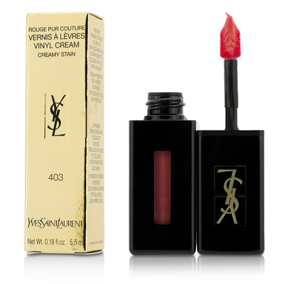 

YVES SAINT LAURENT - Rouge Pur Couture Vernis A Levres Vinyl Cream Creamy Stain - 403 Rose Happening 55ml018oz