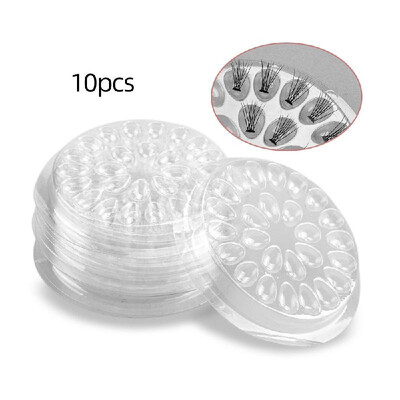 

10pcs Eyelash Glue Holder Eyelash Extension Glue Holder Pallete