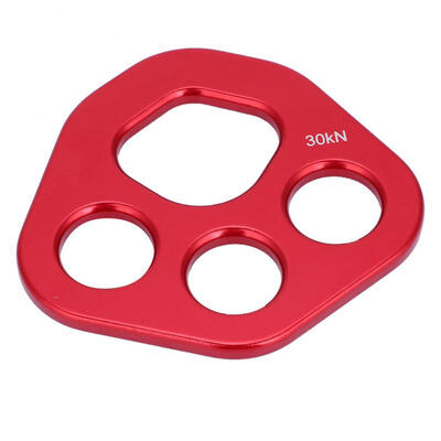 

Greensen Outdoor 4 Holes Paw Rigging Plate Rock Climbing Multi Anchor Point Connector Gear