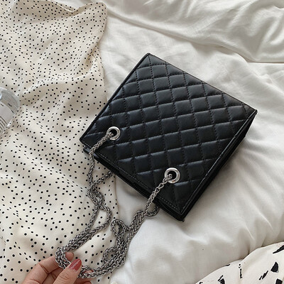 

Wild female bag 2019 new fashion shoulder bag summer small fresh rhombic chain bag ins super fire crossbody bag