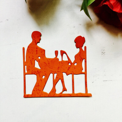 

Lovers Pattern DIY Creative Carbon Steel Cutting Dies Embossing Stencil Template For Card Making Scrapbooking Decorations