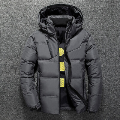 

Mens Winter Ultralight Duck Down Jacket Thicken Hooded Puffer Warm Outwear Coat