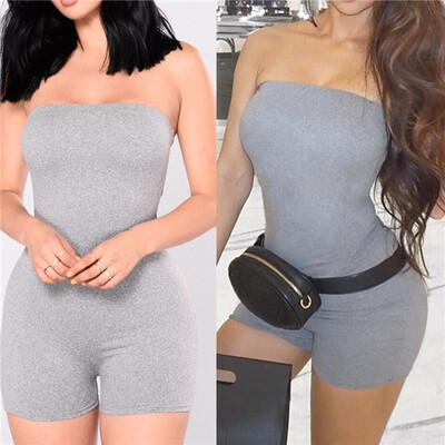 

Women Clubwear Holiday Trousers Mini Jumpsuit Playsuit Romper Beach Shorts Dress