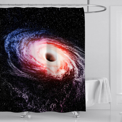 

〖Follure〗New Waterproof Shower Curtain with 12 Hooks 3D Printed Bathroom Polyester